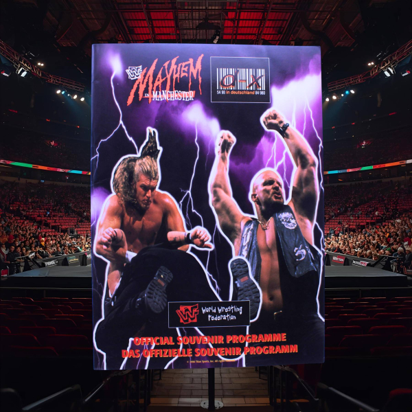 WWF Official Souvenir Programme – Mayhem in Manchester 1998